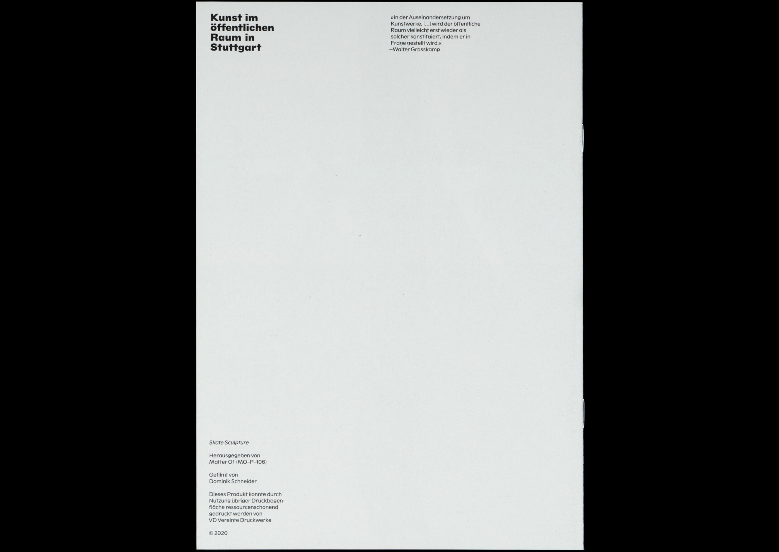 Matter Of: Kunst im öffentlichen Raum in Stuttgart